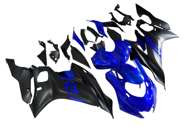 Großhandel Yamaha YZF 600 R6 Motorrad Verkleidung 2017-2025 - Blau Matt Schwarz