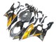 Großhandel Yamaha YZF 600 R6 Motorrad Verkleidung 2017-2023 - Gold Schwarz Carbonfaser