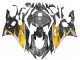 Großhandel Yamaha YZF 600 R6 Motorrad Verkleidung 2017-2023 - Gold Schwarz Carbonfaser