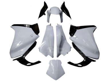 Großhandel Honda VFR 1200 Motorrad Verkleidung 2010-2014 - Weiss Glanzendes Schwarz