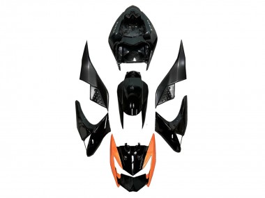 Großhandel Kawasaki Z1000 Motorrad Verkleidung 2003-2006 - Glanzendes Schwarz Orange