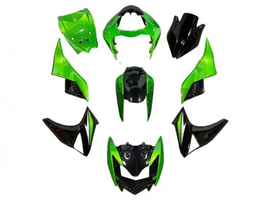 Großhandel Kawasaki Z1000 Motorrad Verkleidung 2003-2006 - Grun Glanzendes Schwarz