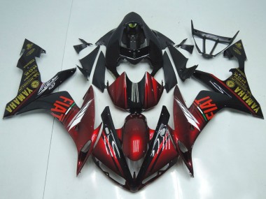 Großhandel Yamaha YZF R1 Motorrad Verkleidung 2007-2008 - Kastanienbraun Rot Schwarz Fiat
