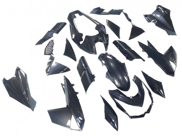 Großhandel Kawasaki Z1000 Motorrad Verkleidung 2010-2013 - Schwarze Carbonfaser
