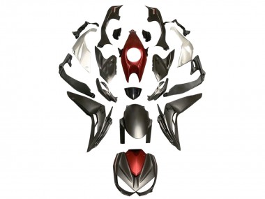 Großhandel Kawasaki Z1000 Motorrad Verkleidung 2014-2019 - Silber Rot Matt Schwarz