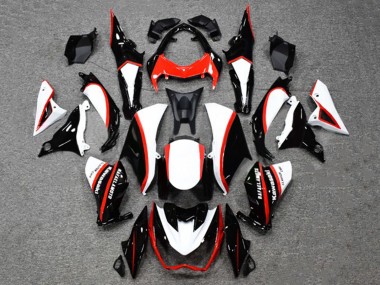 Großhandel Kawasaki Z1000 Motorrad Verkleidung 2014-2019 - Glanzendes Schwarz Weiss Rot