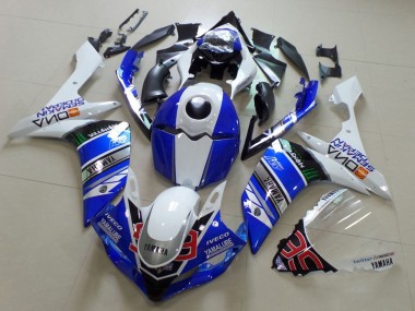 Großhandel Yamaha YZF R1 Motorrad Verkleidung 2007-2008 - Weiss Blau Schwarz Grun Monster Yamalube