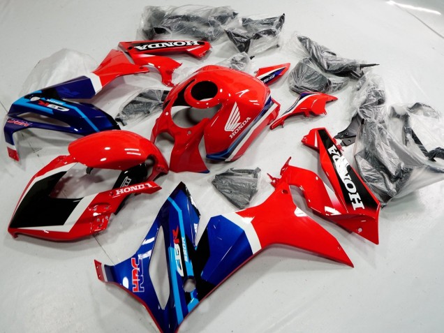 Großhandel Honda CBR650R Motorrad Verkleidung 2019-2020 - Rot Weiss Blau Glanzendes Schwarz HRC