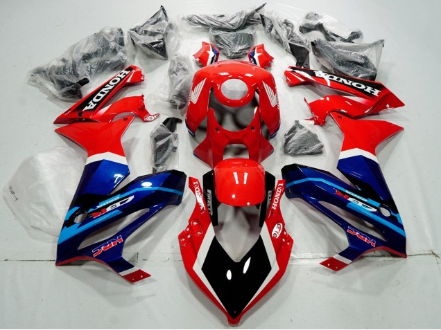 Großhandel Honda CBR650R Motorrad Verkleidung 2019-2020 - Rot Weiss Blau Glanzendes Schwarz HRC