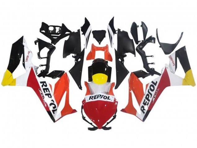 Großhandel Honda CBR650R Motorrad Verkleidung 2019-2020 - Orange Weiss Rot Gelb Glanzendes Schwarz Repsol