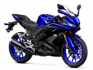 Großhandel Yamaha YZF R15 Motorrad Verkleidung 2018-2024 - Blau Matt Schwarz