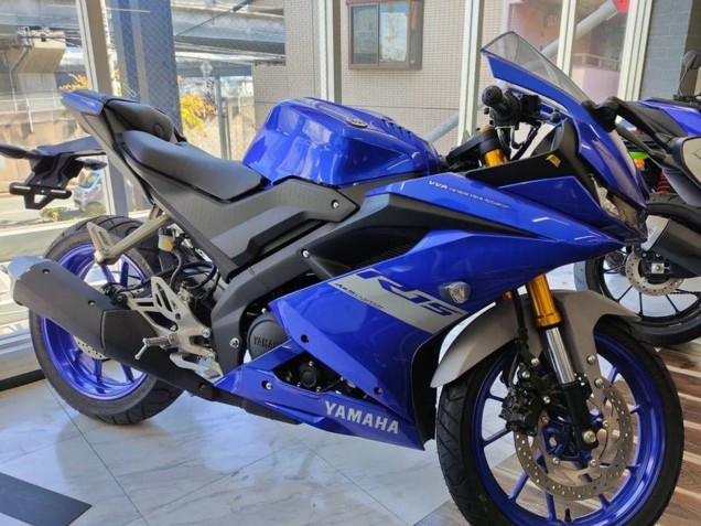 Großhandel Yamaha YZF R15 Motorrad Verkleidung 2018-2024 - Blau Grau
