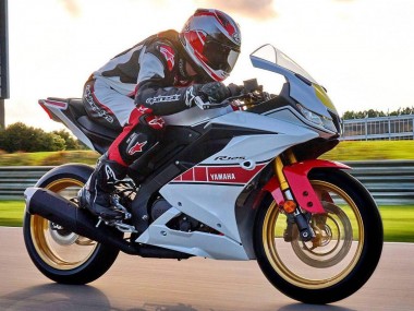 Großhandel Yamaha YZF R125 Motorrad Verkleidung 2019-2024 - Weiss Rot Gelb