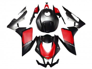 Großhandel Aprilia RSV4 1000 Motorrad Verkleidung Kit 2009-2015 - Matt Schwarz Rot Grau