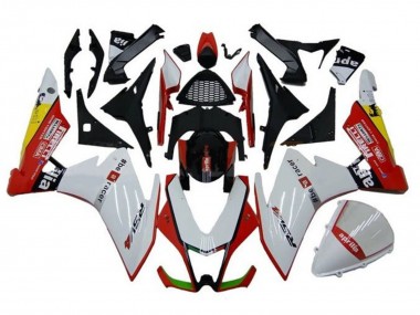 Großhandel Aprilia RSV4 1000 Motorrad Verkleidung 2009-2015 - Weiss Rot Schwarz Gelb