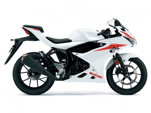 Großhandel Suzuki GSXR125 Motorrad Verkleidung 2017-2025 - Weiss Rot