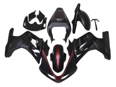 Großhandel Suzuki SV650 Motorrad Verkleidung 2003-2013 - Matt Schwarz Rot Glanzendes Schwarz