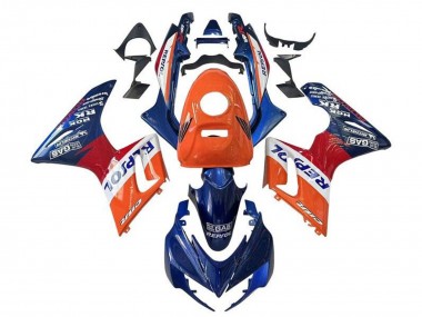 Großhandel Honda CBR125R Motorrad Verkleidung 2002-2006 - Orange Weiss Rot Blau Repsol
