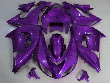 Großhandel Kawasaki ZX10R Motorrad Verkleidung 2006-2007 - Lila