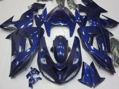 Großhandel Kawasaki ZX10R Motorrad Verkleidung 2006-2007 - Dunkel Blau
