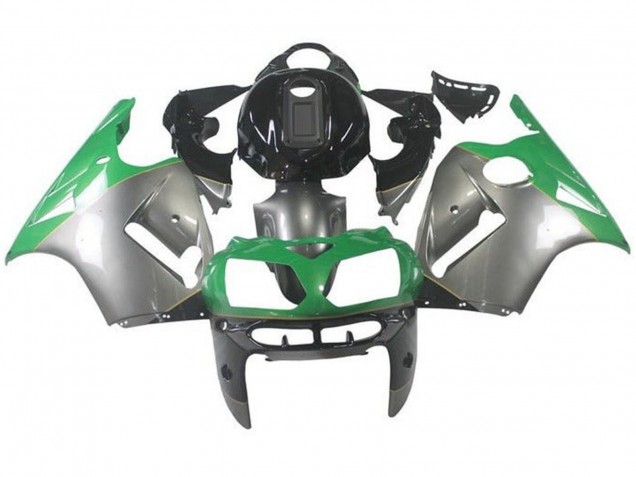 Großhandel Kawasaki ZX12R Motorrad Verkleidung 2000-2001 - Silber Grun Schwarz
