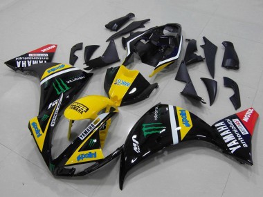 Großhandel Yamaha YZF R1 Motorrad Verkleidung 2012-2014 - Gelb Weiss Schwarz Rot Grun Monster
