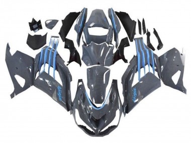 Großhandel Kawasaki ZX14R ZZR1400 Motorrad Verkleidung 2012-2024 - Nardo Grau Blau