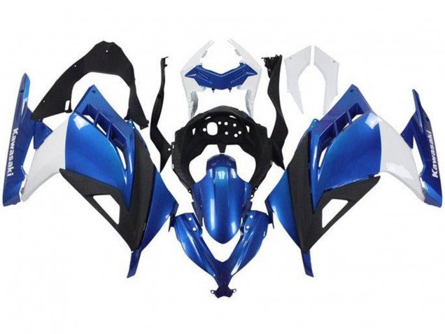 Großhandel Kawasaki EX300 Motorrad Verkleidung 2013-2024 - Weiss Blau Schwarz