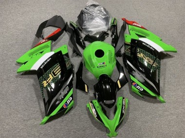 Großhandel Kawasaki EX300 Motorrad Verkleidung 2013-2024 - Grun Weiss Schwarz Rot Elf