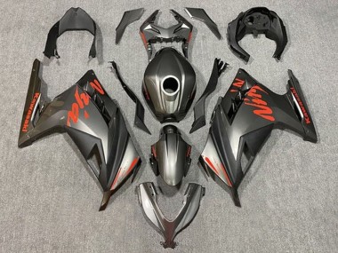 Großhandel Kawasaki EX300 Motorrad Verkleidung 2013-2024 - Matt Schwarz Rot