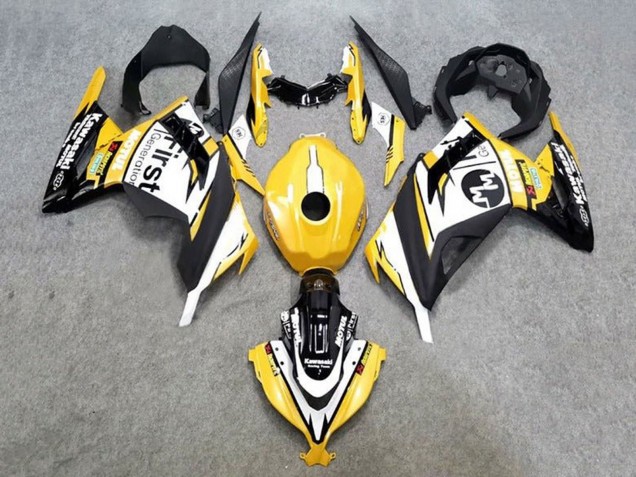 Großhandel Kawasaki EX300 Motorrad Verkleidung 2013-2024 - Gelb Weiss Schwarz