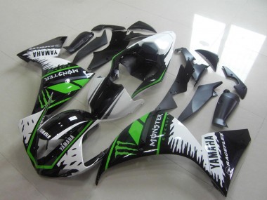 Großhandel Yamaha YZF R1 Motorrad Verkleidung 2012-2014 - Weiss Schwarz Grun Monster