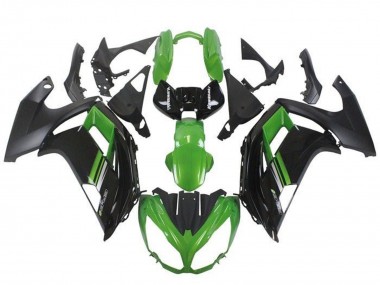 Großhandel Kawasaki Ninja ER6F Motorrad Verkleidung 2012-2014 - Grun Schwarz