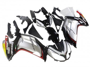 Großhandel Kawasaki Ninja ER6F Motorrad Verkleidung 2012-2014 - Silber Schwarz Rot Gelb