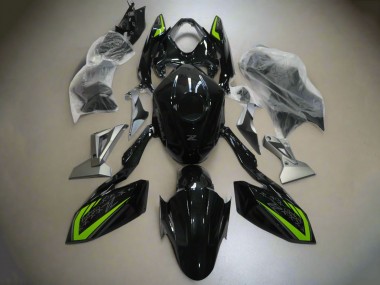 Großhandel Kawasaki Z400 Motorrad Verkleidung 2018-2024 - Glanzendes Schwarz Grun Silber
