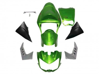 Großhandel Kawasaki Z1000 Motorrad Verkleidung 2003-2006 - Grun Matt Schwarz