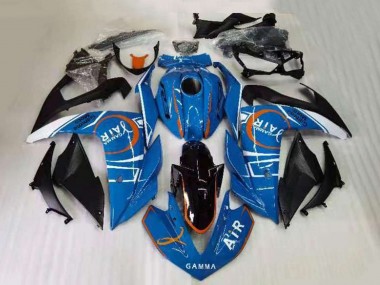 Großhandel Yamaha YZF R3 Motorrad Verkleidung 2015-2018 - Blau Weiss Schwarz Orange