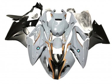 Großhandel BMW S1000RR Motorrad Verkleidung 2015-2016 - Nardo Grau Gold Matt Schwarz
