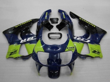 Großhandel Honda CBR900RR 893 Motorrad Verkleidung 1994-1995 - Blau Grun Glanzendes Schwarz