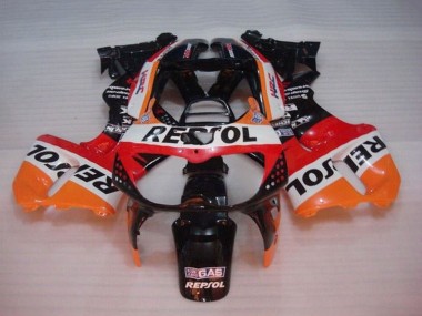 Großhandel Honda CBR900RR 893 Motorrad Verkleidung 1994-1995 - Orange Weiss Rot Glanzendes Schwarz Repsol