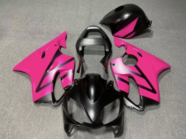 Großhandel Honda CBR600 F4i Motorrad Verkleidung 2001-2003 - Rosa Matt Schwarz