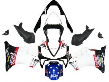 Großhandel Honda CBR600 F4i Motorrad Verkleidung 2001-2003 - Weiss Blau Rot Glanzendes Schwarz Denso Stern