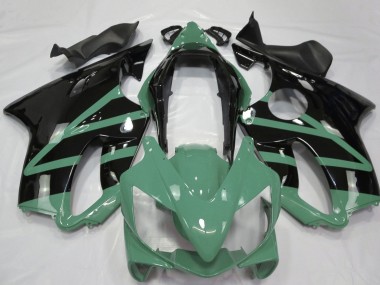 Großhandel Honda CBR600 F4i Motorrad Verkleidung 2004-2007 - Moss Grun Glanzendes Schwarz