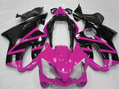 Großhandel Honda CBR600 F4i Motorrad Verkleidung 2004-2007 - Rosa Glanzendes Schwarz