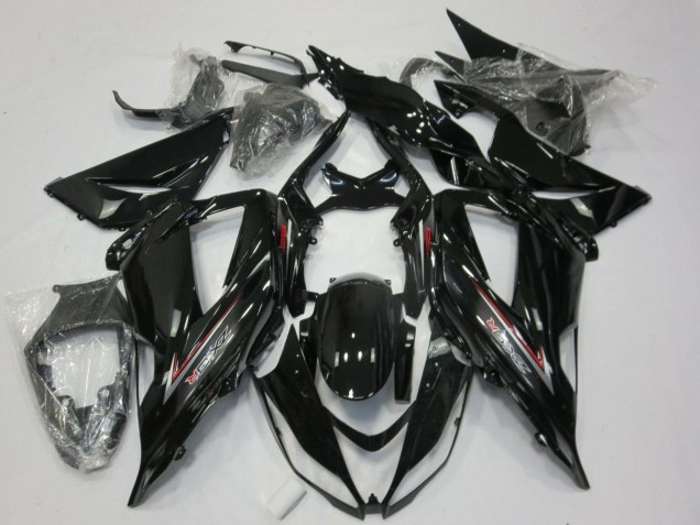 Großhandel Kawasaki ZX6R Motorrad Verkleidung 2013-2018 - Glanzendes Schwarz Silber Rot