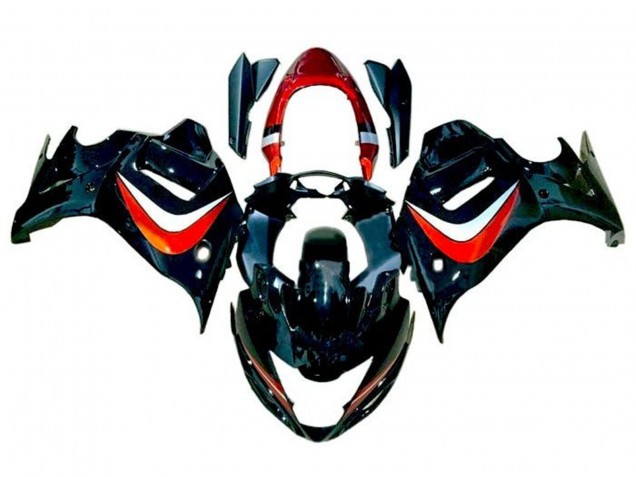 Großhandel Suzuki GSX650F Motorrad Verkleidung 2008-2013 - Schwarz Orange Silber