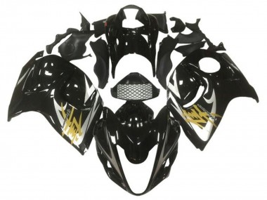 Großhandel Suzuki GSXR 1300 Hayabusa Motorrad Verkleidung 2008-2020 - Glanzendes Schwarz Silber Gold