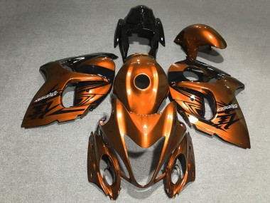 Großhandel Suzuki GSXR 1300 Hayabusa Motorrad Verkleidung 2008-2020 - Bonbon Orange Schwarz