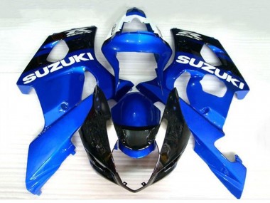 Großhandel Suzuki GSXR 1000 Motorrad Verkleidung 2003-2004 - Blau Schwarz Weiss