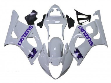 Großhandel Suzuki GSXR 1000 Motorrad Verkleidung 2003-2004 - Weiss Lila